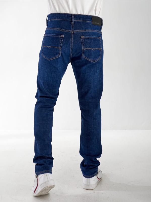 Джинси Lupin Straight чоловічі синього кольору 32994