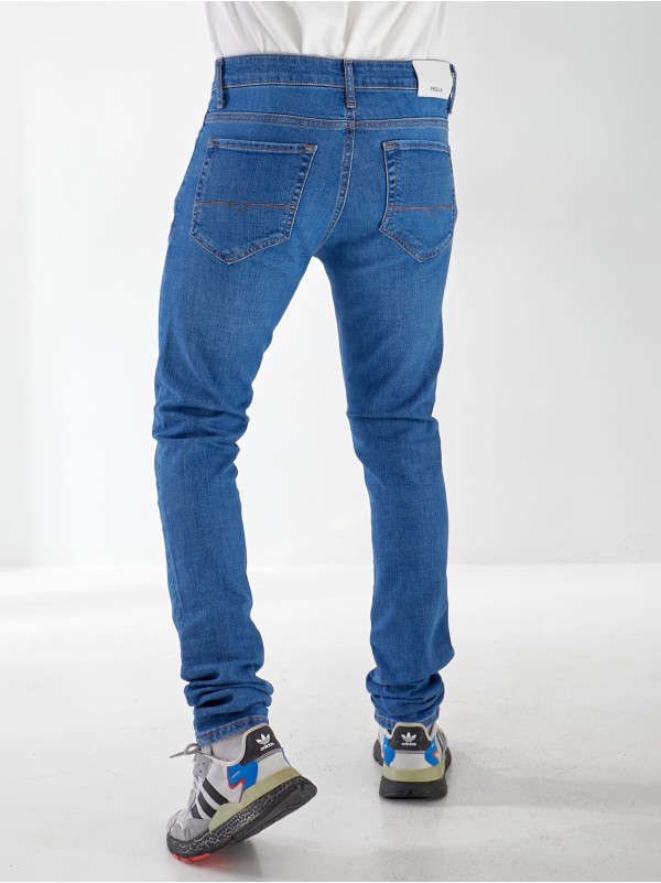 Джинси Lupin Skinny чоловічі свiтло-синього кольору 32996