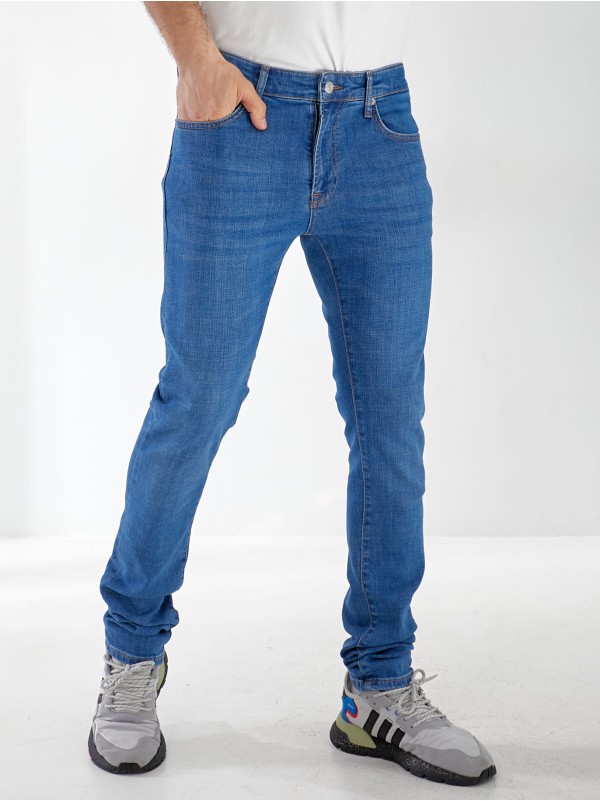 Джинси Lupin Skinny чоловічі свiтло-синього кольору 32996