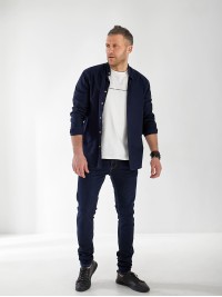 Джинси Maxen Skinny чоловічі темно-синього кольору 33027