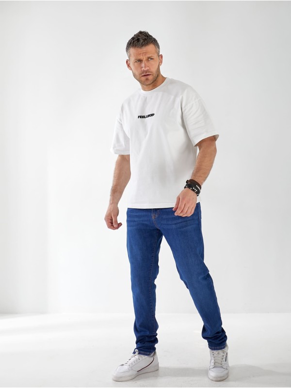 Джинси Phonex Tapered чоловічі синього кольору 33029