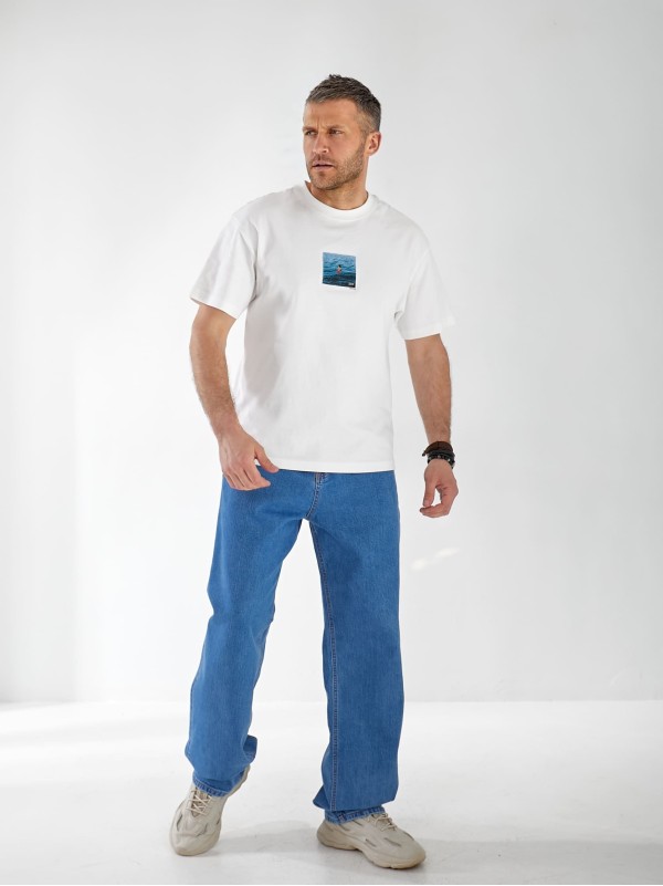 Джинси Debbie Loose чоловічі свiтло-синього кольору 33030