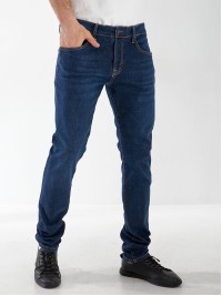 Джинси Marlin Skinny чоловічі темно-синього кольору 33031