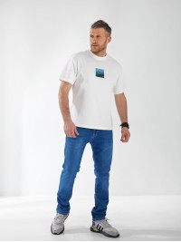 Джинси Soho Skinny чоловічі свiтло-синього кольору 33033