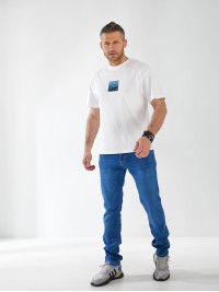 Джинси Soho Skinny чоловічі свiтло-синього кольору 33033