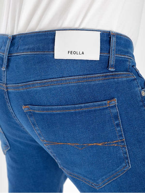 Джинси Soho Skinny чоловічі свiтло-синього кольору 33033