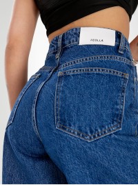 Джинси Malibu Wide leg жіночі світло-синього кольору 33039