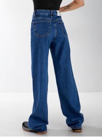 Джинси Malibu Wide leg жіночі світло-синього кольору 33039