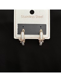 Сережки з метеликом золотого кольору 33041