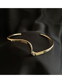 Браслет - манжет золотого кольору 33047