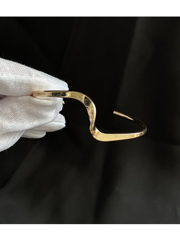 Браслет - манжет золотого кольору 33047