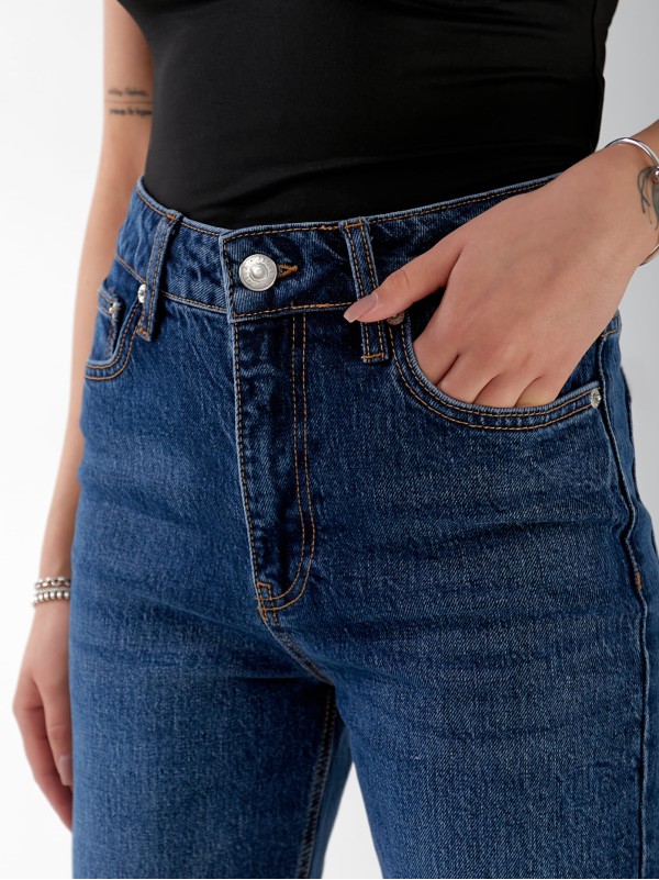 Джинси Xvaier Bootcut жіночі  синього кольору 33052