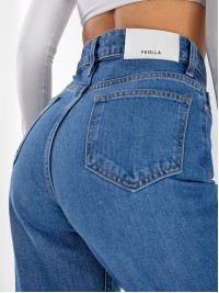 Джинси Rin Boyfriend жіночі  свiтло-синього кольору 33053