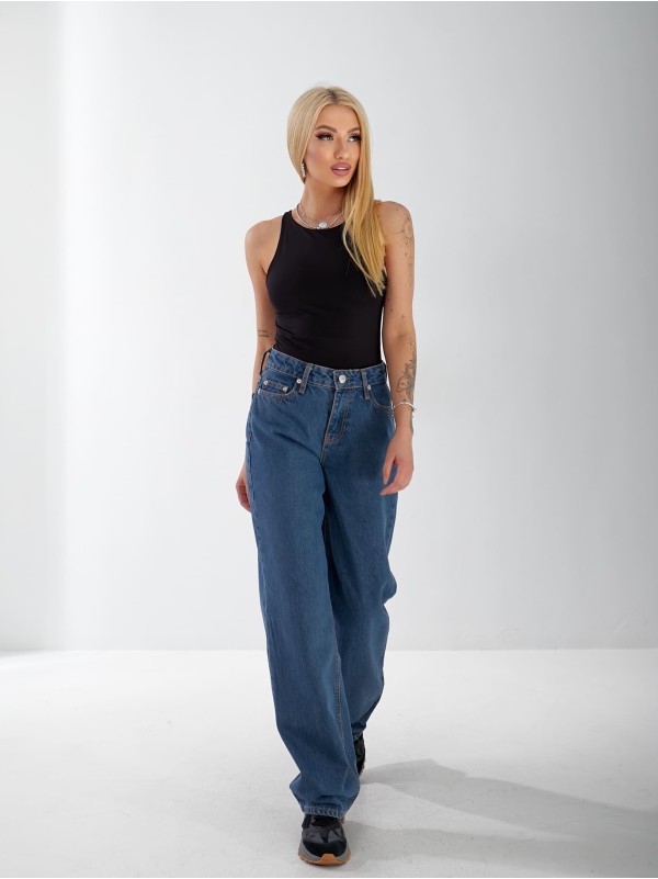 Джинси Stanley Bootcut жіночі синього кольору 33054