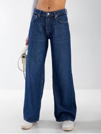 Джинси Spock Wide leg жіночі синього кольору 33056