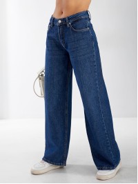 Джинси Spock Wide leg жіночі синього кольору 33056