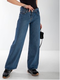 Джинси Everton Wide leg жіночі синього кольору 33058