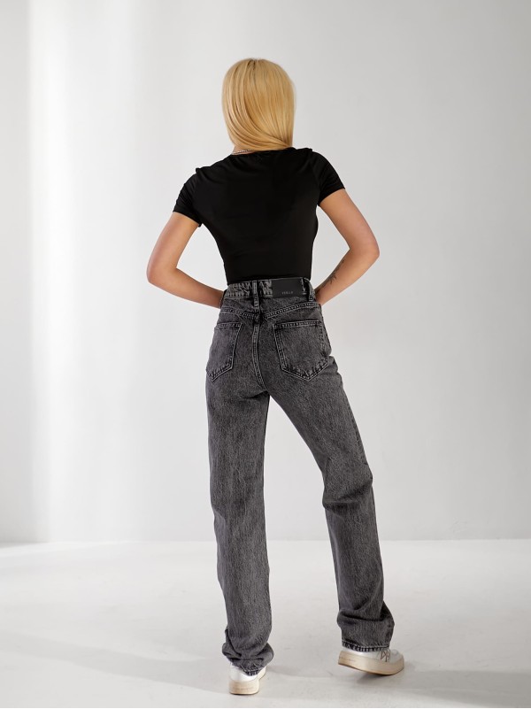 Джинси Stanley Straight жіночі сiрого кольору 33170