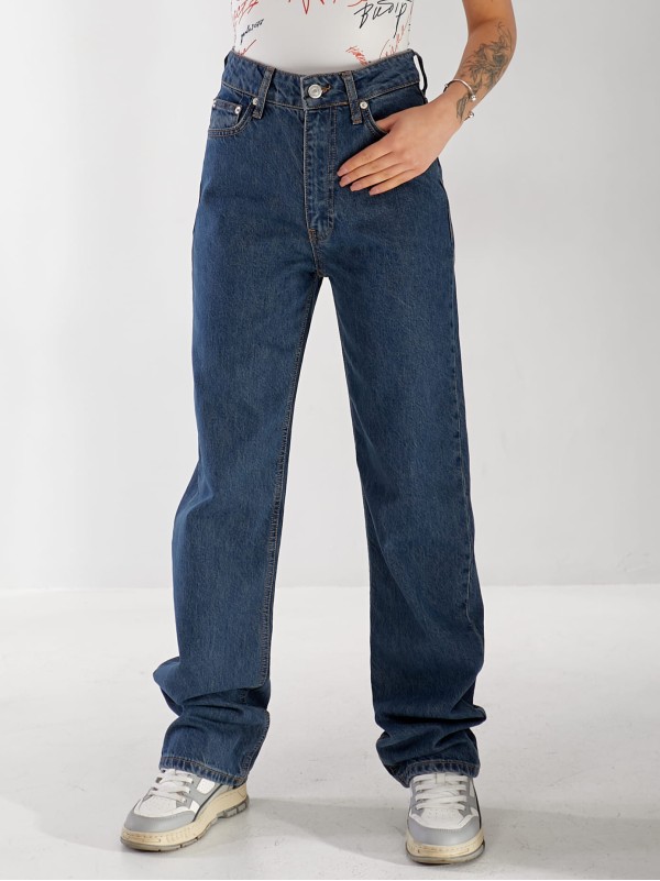 Джинси Ady Straight жіночі синього кольору 33171