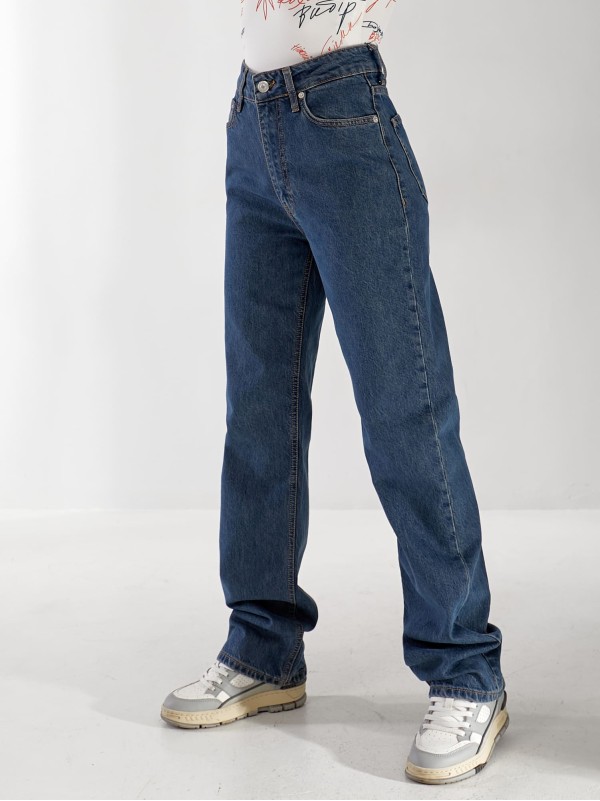 Джинси Ady Straight жіночі синього кольору 33171