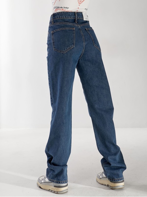 Джинси Ady Straight жіночі синього кольору 33171