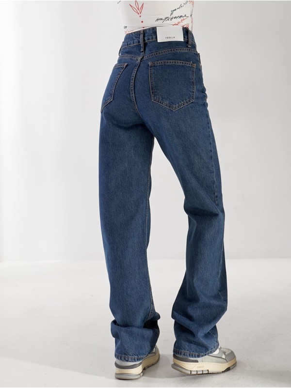 Джинси Ady Straight жіночі синього кольору 33171