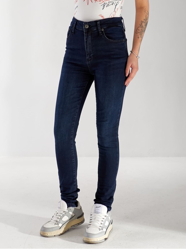 Джинси Guti Skinny жіночі темно-синього кольору 33174