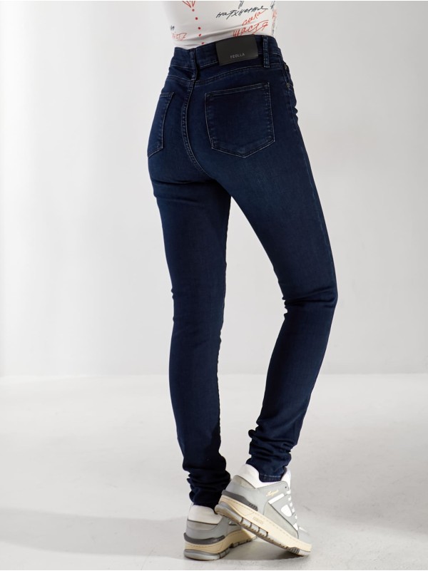 Джинси Guti Skinny жіночі темно-синього кольору 33174