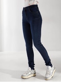 Джинси Guti Skinny жіночі темно-синього кольору 33174