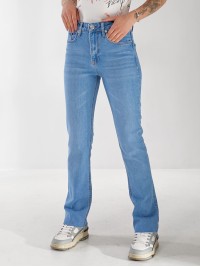 Джинси Olivium Slim straight жіночі свiтло-синього кольору 33175