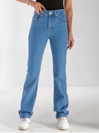 Джинси Pony Wide leg жіночі свiтло-синього кольору 33177