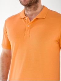 Чоловіча футболка-поло помаранчевого кольору 33231