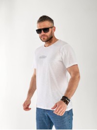 Футболка чоловіча світло-сірого кольору 33314