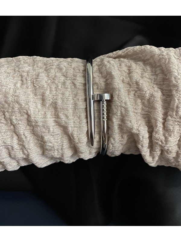 Браслет - манжет Цвях срібного кольору 33358