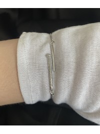 Браслет затяжка Цвях срібного кольору 33457