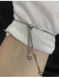 Браслет затяжка Цвях срібного кольору 33457