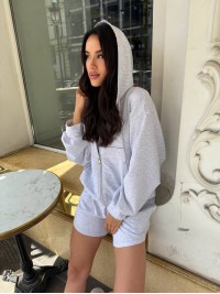 Жіночий літній спортивний костюм сiрого кольору 33482