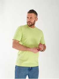 Чоловіча футболка салатового кольору 33487