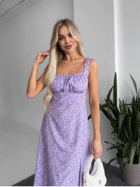 Жіноче літня сукня в квітку лавандового кольору 33500