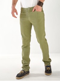 Джинси Alexia Straight чоловічі кольору хакi 33511