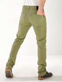 Джинси Alexia Straight чоловічі кольору хакi 33511