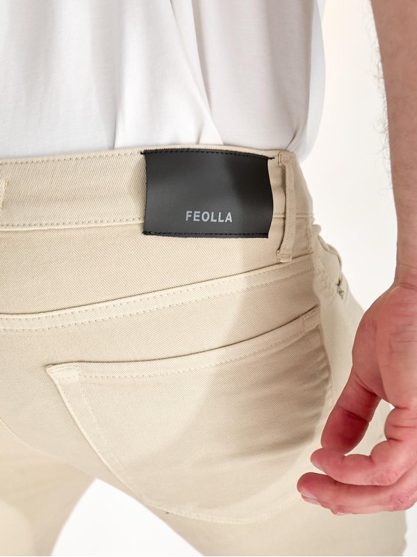 Джинси Alexia Straight чоловічі бежевого кольору 33513