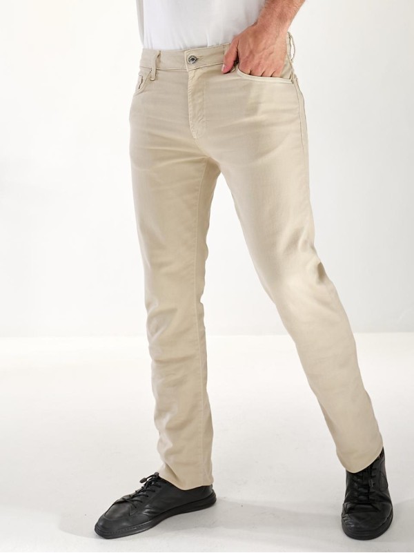 Джинси Alexia Straight чоловічі бежевого кольору 33513