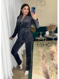 Піжамний костюм графiтового кольору 25881 Vo