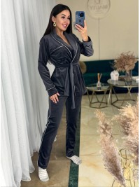 Піжамний костюм графiтового кольору 25881 Vo