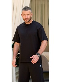 Футболка чоловіча чорного кольору 33591