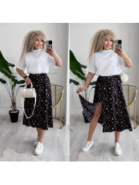 Жiночій прогулянковий костюм чорного кольору 33701