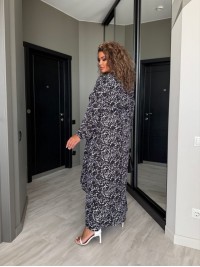 Ніжна сукня міді чорного кольору 33799