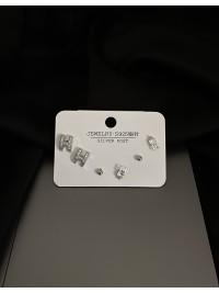 Комплект з 6 гвоздиків срібного кольору 33807