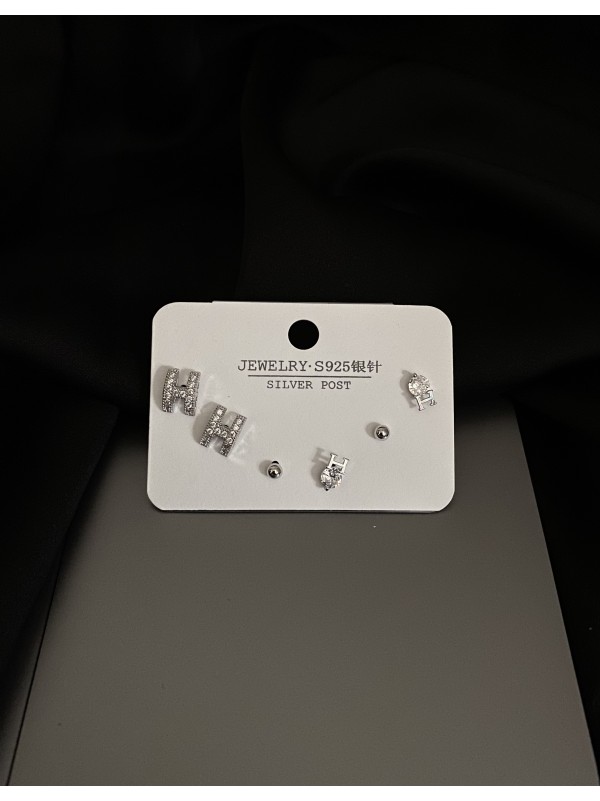 Комплект з 6 гвоздиків срібного кольору 33807